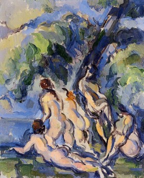 水浴びする人 1906 ポール・セザンヌ Oil Paintings